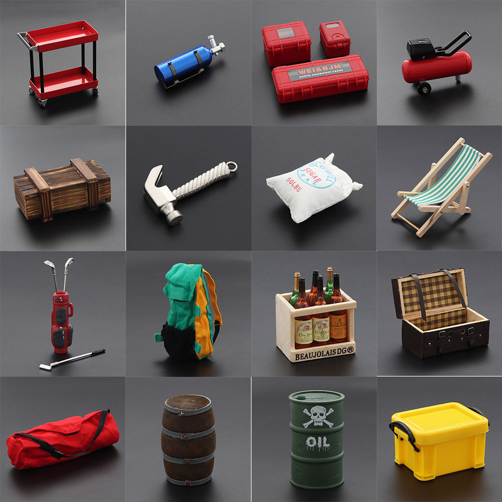 Rc Hobby Shops - 1/10 Scale Metal Decoration Accessories Sand