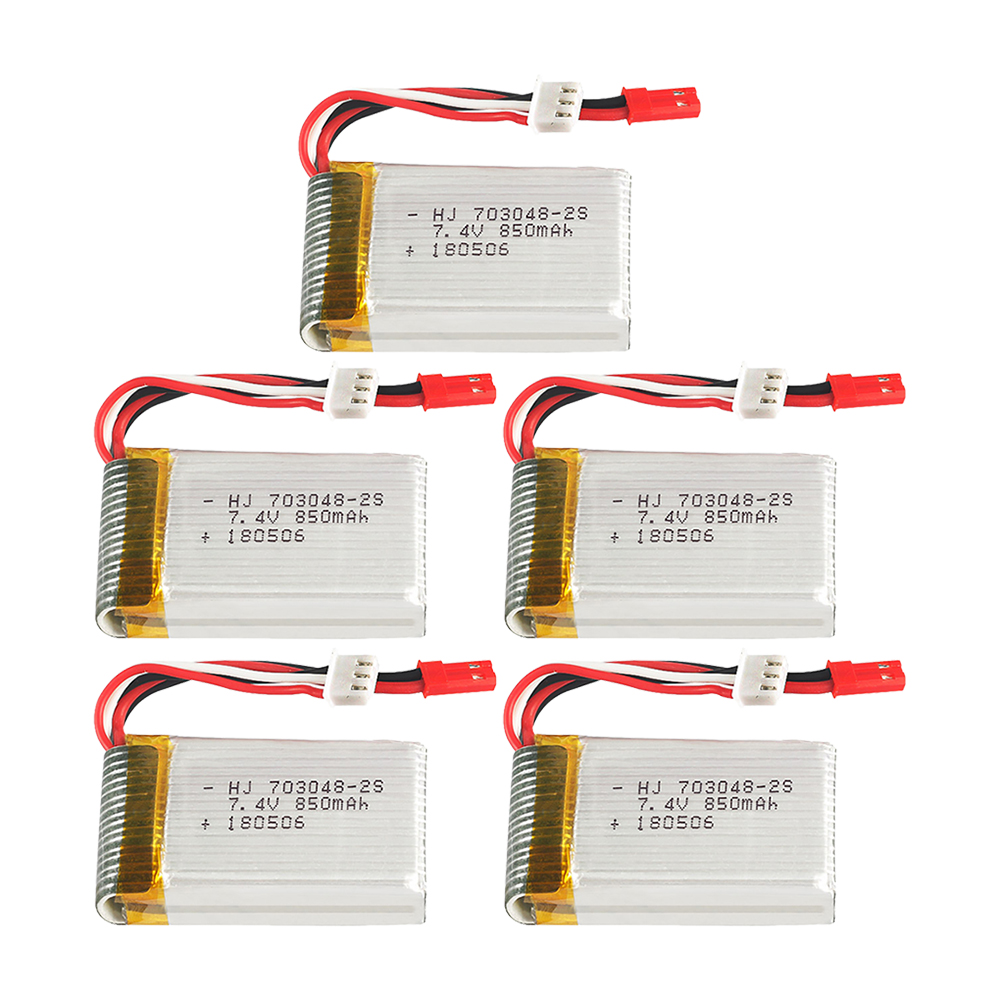 1-5pcs  2s 7.4V 850mAh 703048  - Rc Hobby Vehicles ulasan dan harga