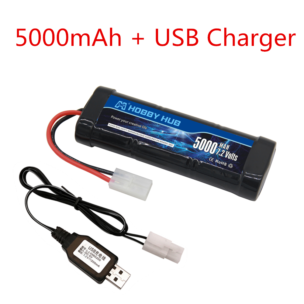7.2V 5000mAh Ni-MH Battery Pac - Rc Hobby Vehicles ulasan dan harga