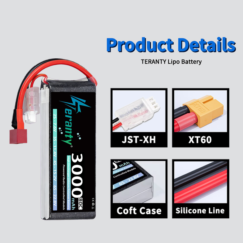 TERANTY 2S 3000mAh Lipo Batter - Rc Hobby Grade ulasan dan harga