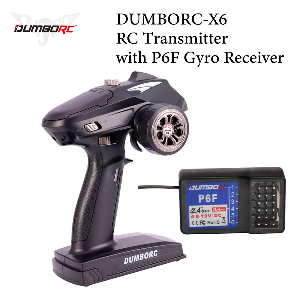 DUMBORC X6P 6CH 2.4G RC Radio  - Radio Transmitter 6Ch ulasan dan harga