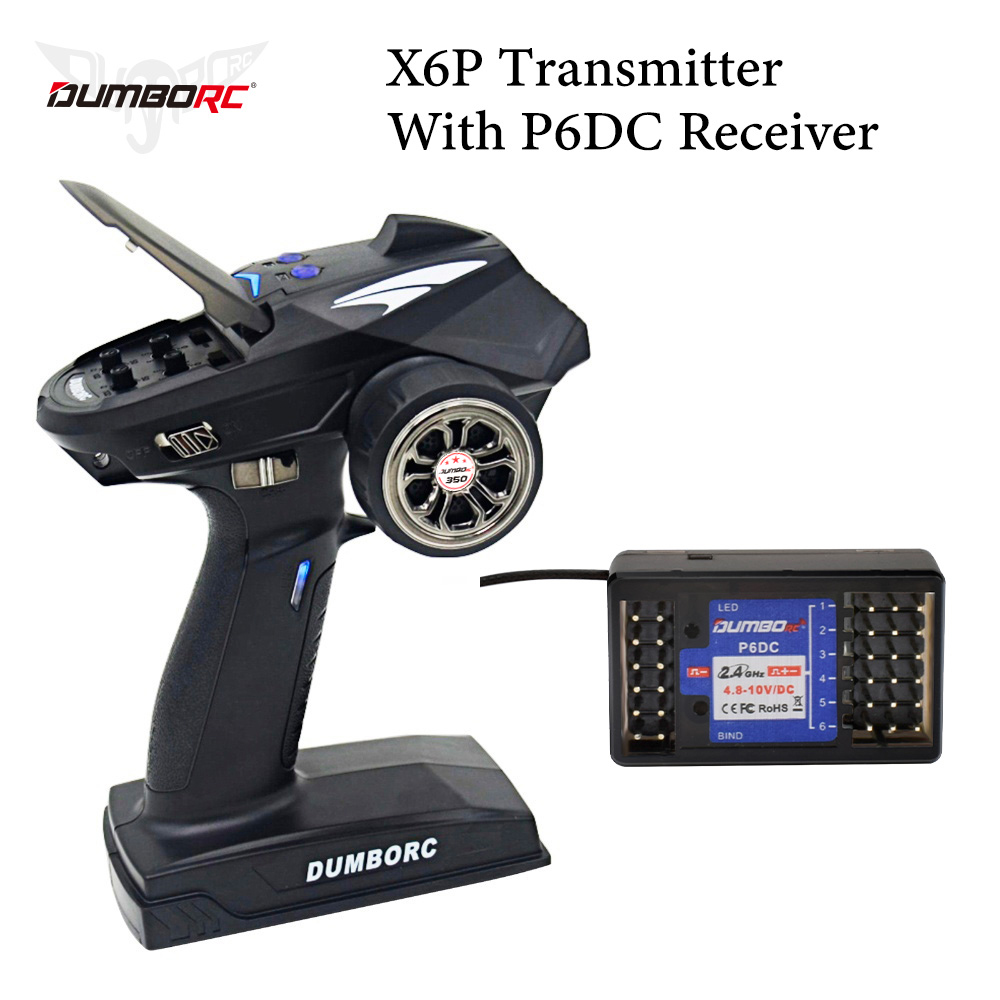 DUMBORC X6P 6CH 2.4G RC Radio  - Radio Transmitter 6Ch ulasan dan harga