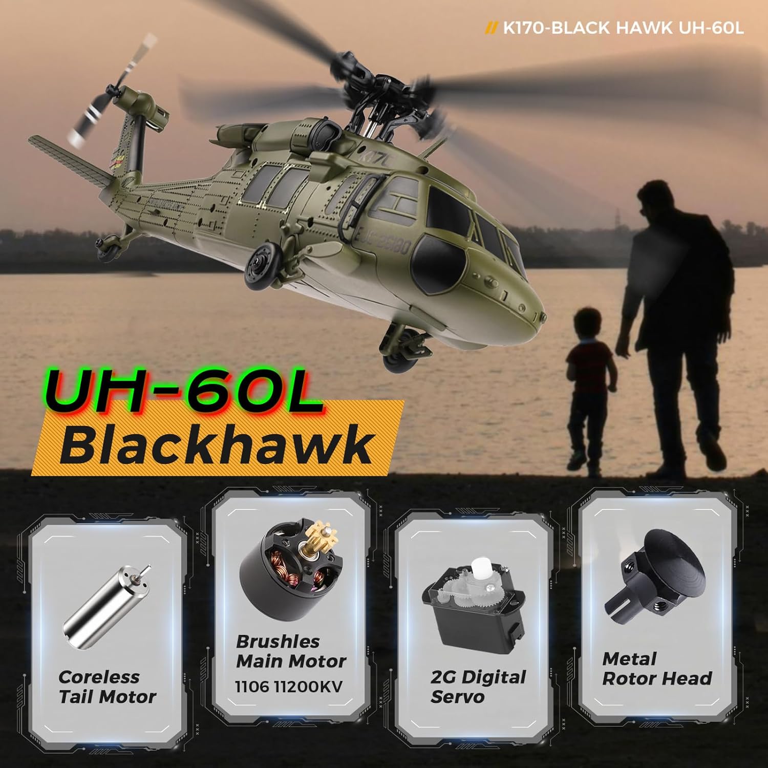 WLtoys K170 Brushless 4-CH RC  - Rc Hobby Grade ulasan dan harga