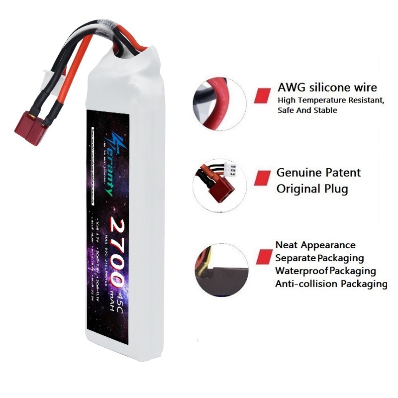 1/3PCS 2S 7.4V Lipo Battery 27 - Rc Hobby Grade ulasan dan harga