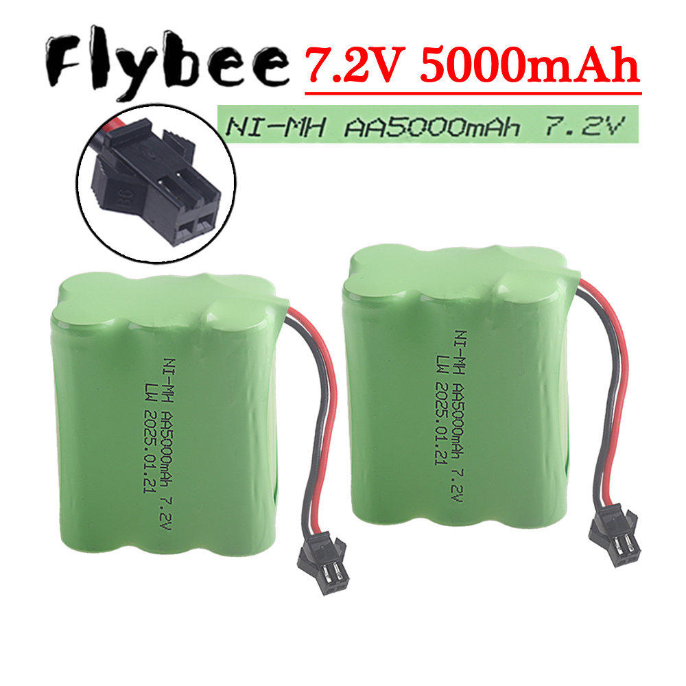 (SM-2P Plug) 7.2V 5000mah NiMH - Rc Hobby Vehicles ulasan dan harga