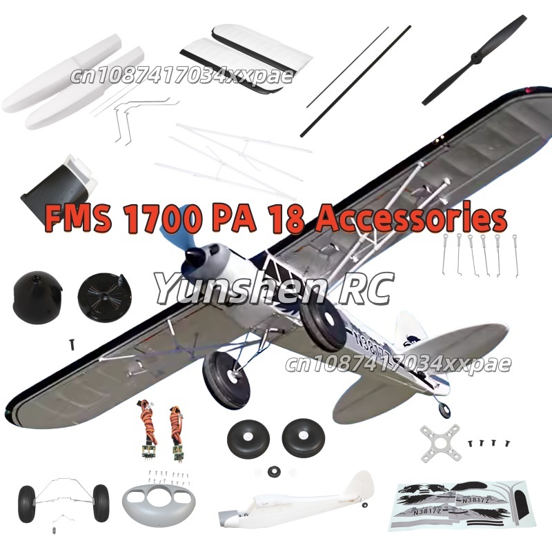 FMS RC Plane Decals For 1700mm - Rc Hobby Grade ulasan dan harga