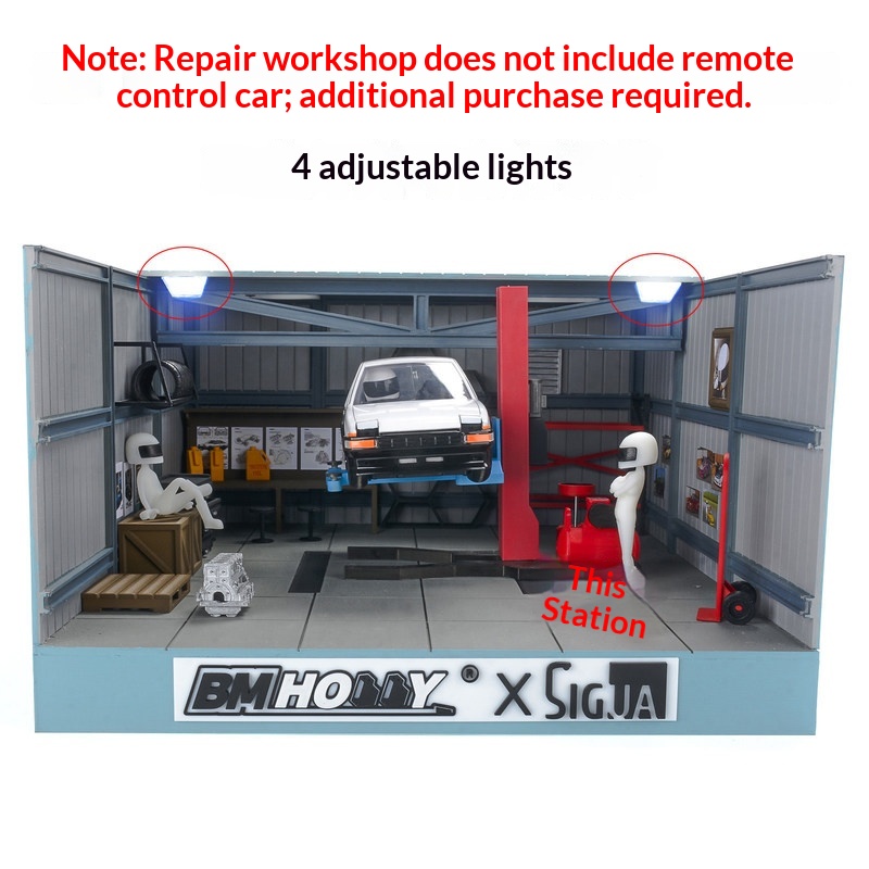 BM HOBBY 1/24 Scale RC Car Sim - Rc Hobby Garage ulasan dan harga