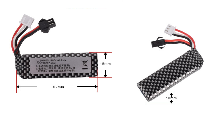 7.4v 1400mah 25C 501855 Lipo B - Rc Hobby Vehicles ulasan dan harga