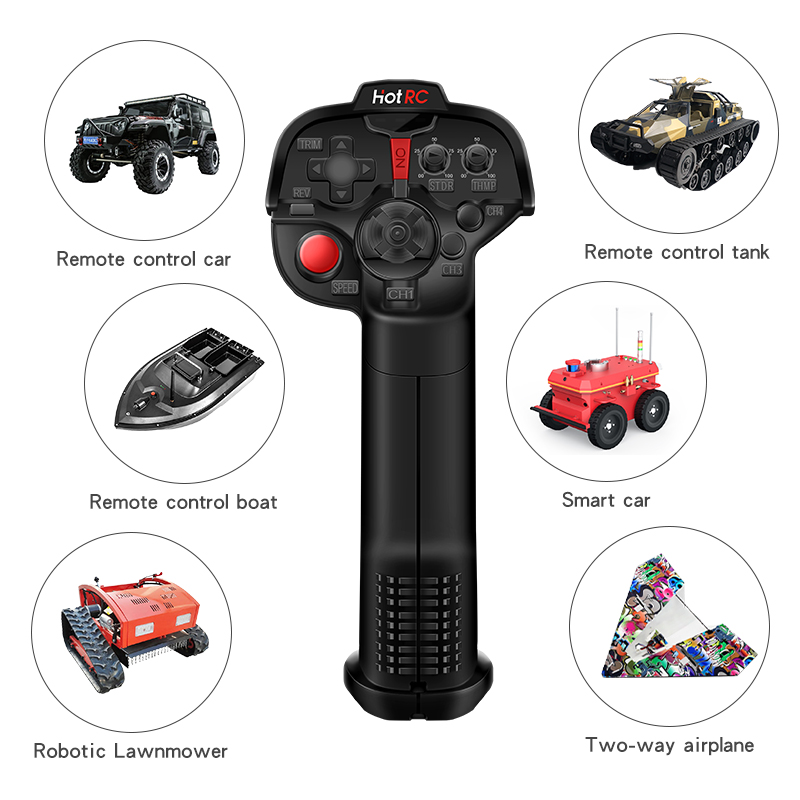 HotRC DS-4A 2.4GHz Single Hand - Radio Transmitter 6Ch ulasan dan harga