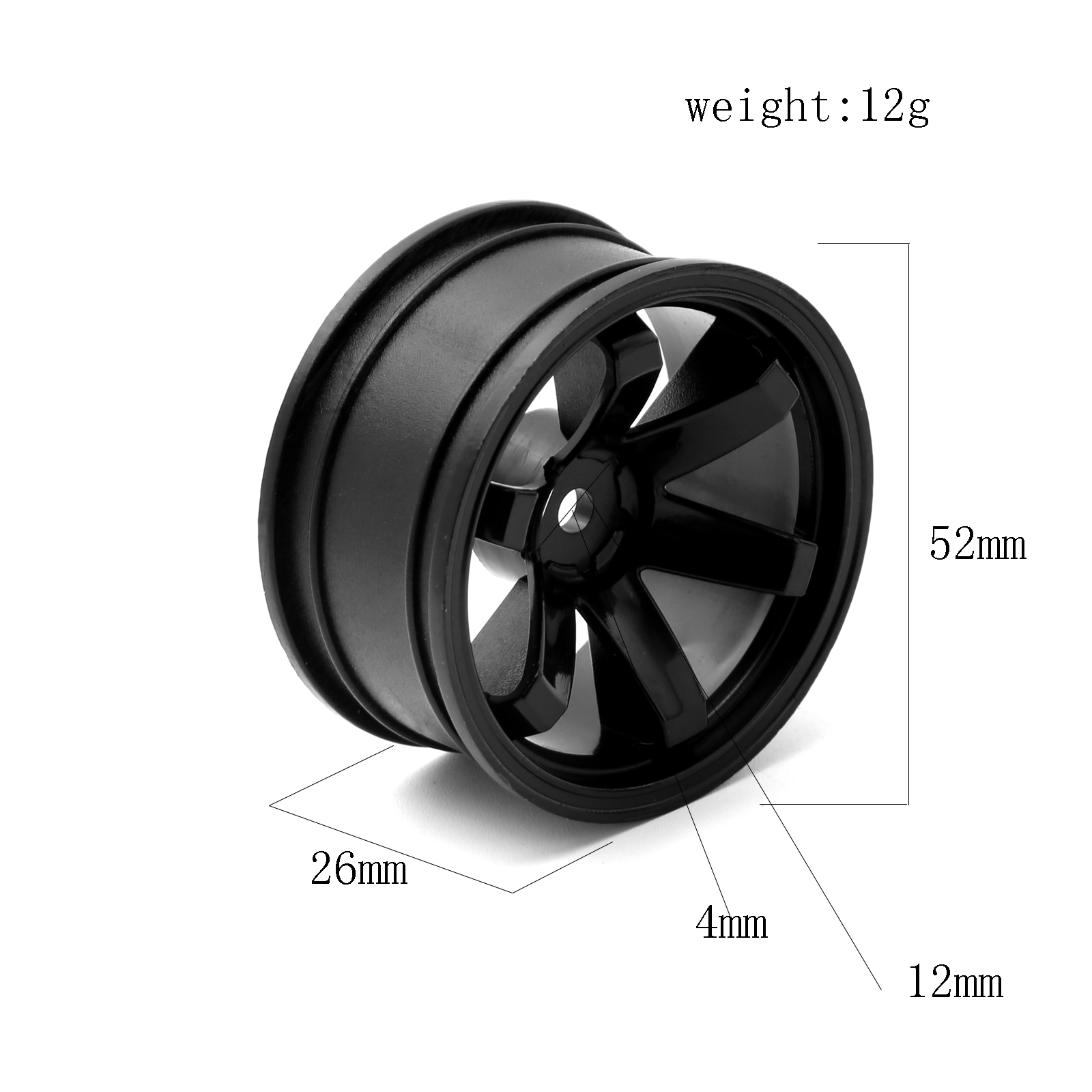 4pcs  Plastic Wheel Hub RC Rac - Rc Hobby Car ulasan dan harga