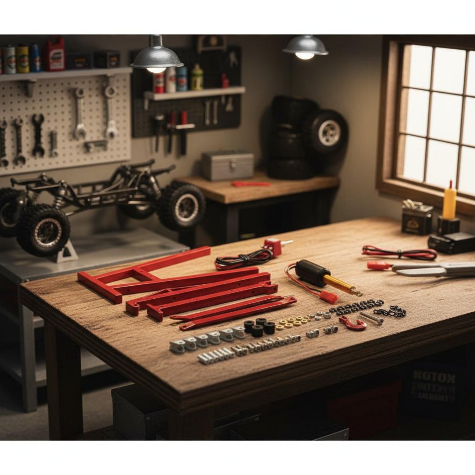 1/10 Scale Garage Set Hobby Di - Rc Hobby Garage ulasan dan harga