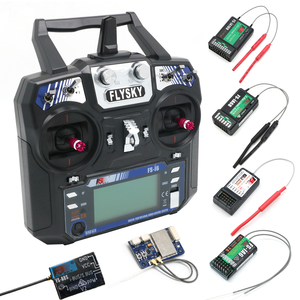 FLYSKY FS-i6 I6 Transmitter 2. - Radio Transmitter 6Ch ulasan dan harga