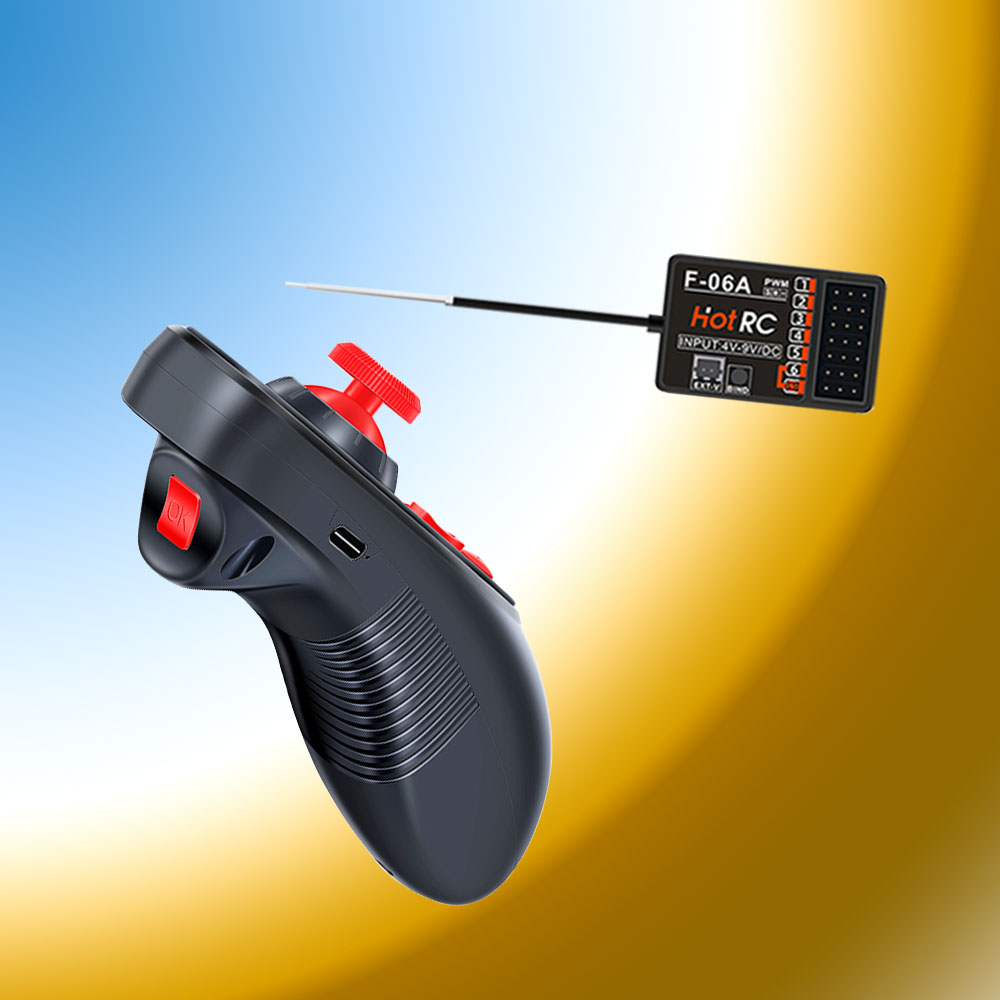 HOTRC DS-600 2.4GHz 6CH RC Boa - Radio Transmitter 6Ch ulasan dan harga